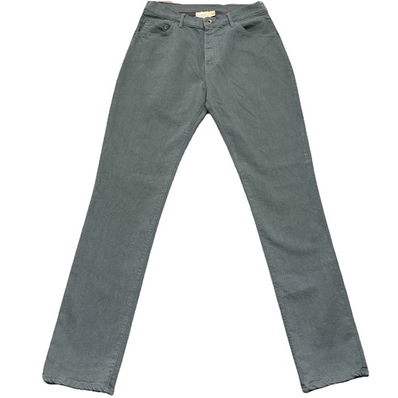Raleigh Denim Alexander Jeans Size 32 Stretch Comfort Green 34